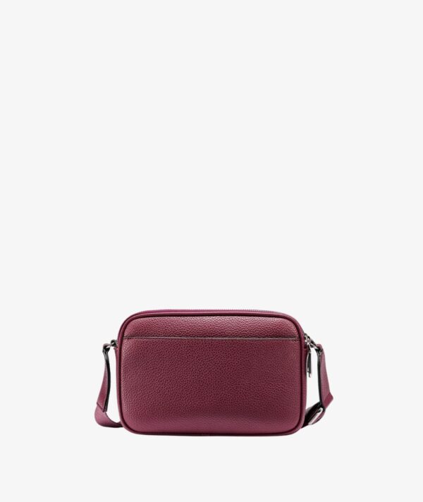 KARL LAGERFELD MAYBELLE CROSSBODY DEBOSS LOGO IN CHERRY PLUM