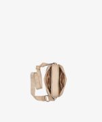 KARL LAGERFELD MAYBELLE CROSSBODY DEBOSS LOGO IN WHITE PEPPER