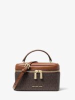MICHAEL KORS VIVI SMALL VANITY CROSSBODY BAG IN BROWN