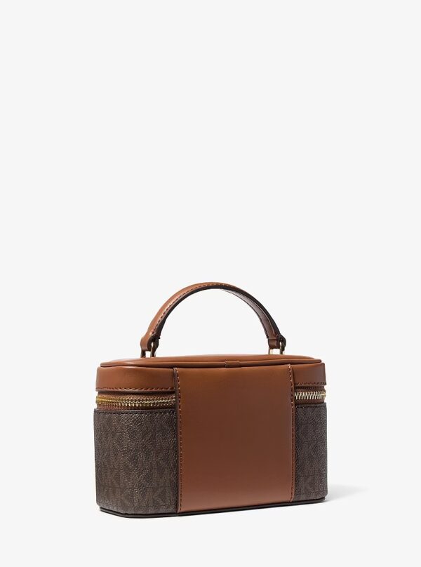 MICHAEL KORS VIVI SMALL VANITY CROSSBODY BAG IN BROWN