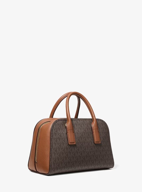 MICHAEL KORS ASHTON SMALLBAG SIGNATURE LOGO MESSENGER IN BROWN