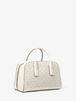 MICHAEL KORS ASHTON SMALLBAG SIGNATURE LOGO MESSENGER IN CREAM