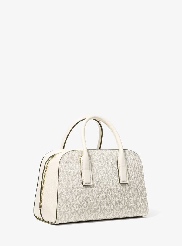 MICHAEL KORS ASHTON SMALLBAG SIGNATURE LOGO MESSENGER IN CREAM