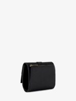 Michael Kors Greenwich Medium Saffiano Leather Trifold Wallet in Black