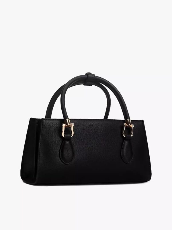Tommy Hilfiger Monogram Mini Satchel Bag in Black